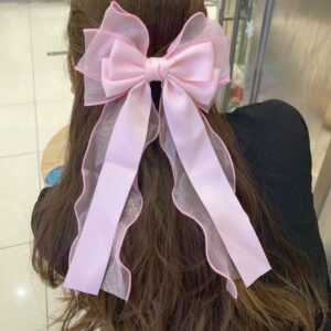 Girls Ribbon Hair Clip