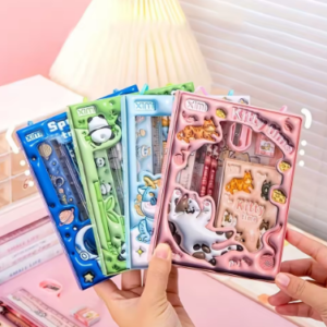 6 Pcs Cute 3D Cartoon Set