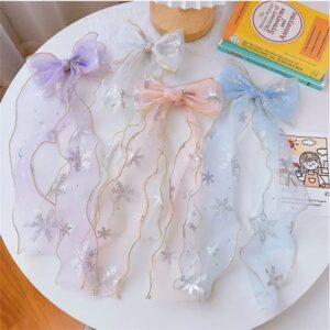 LONG RIBBON BOW CLIP